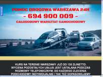 Auto-pomoc24h.com.pl - Pomoc Drogowa i Warsztat 24H/7 Warszawa Tel. 694-900-009