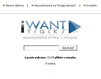 Wyszukiwarka muzyki iWantTracks.pl