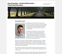 Psycholog Warszawa, Psychoterapia Warszawa - Andrzej Wichrowski