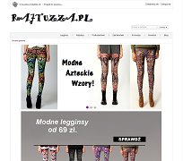 Rajtuzza -kolorowe, wzorzyste legginsy i rajstopy