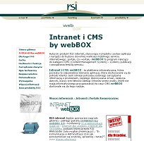 Intranet by webBOX - system zarządzający komunikacją, informacją i zasobami firmy