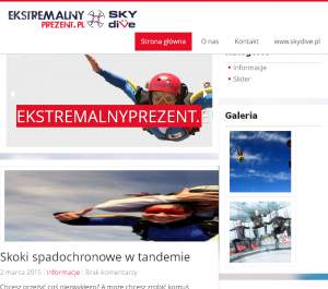 Skoki spadochronowe - ekstremalnyprezent.eu