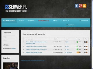 Csserwer.pl - Lista serwerów counter strike