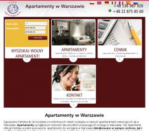 Noclegi w Warszawie City Apartments - klubturysty.pl