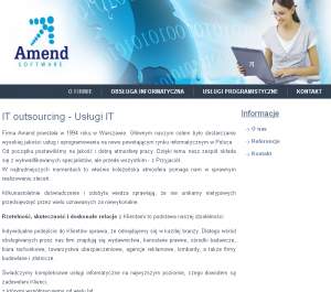 Amend.com.pl - Outsourcing IT - Amend Software