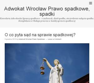 Sprawy-spadkowe.wroclaw.pl - Adwokat prawo spadkowe Wrocław