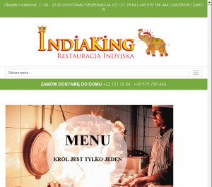 Indiaking.pl - best Indian restaurant