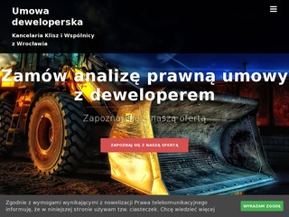 Analiza umowy deweloperskiej - umowa-deweloperska.com/