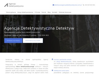 Prywatny detektyw - agencjadetektywistyczna.com.pl