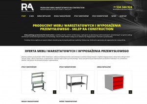 Producent mebli warsztatowych - RA Construction