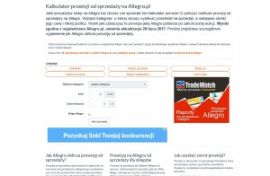 Alleprowizja.pl - Kalkulator prowizji na Allegro.pl
