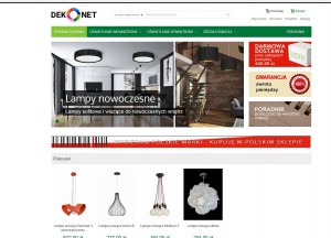 DEKoNET Sp. z o.o. - sklep internetowy z lampami