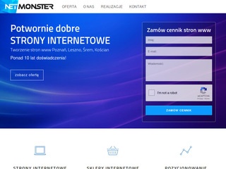 Tworzenie stron www Poznań - netmonster.pl