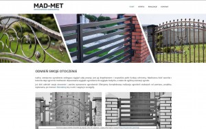 MAD-MET nowoczesne ogrodzenia kute i panelowe