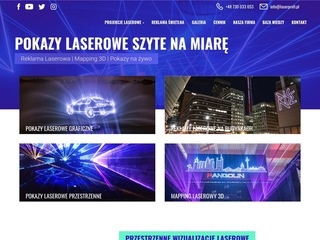 Reklama laserowa na budynkach - laserprofi.pl