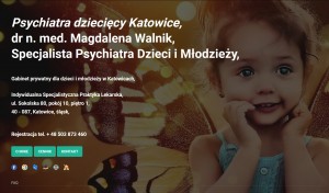 Psychiatra dziecięcy Katowice, dr n. med. Magdalena Walnik, Psychiatra dla dzieci, Katowice, Psychiatra dzieci i młodzieży