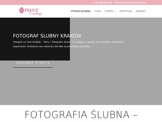 Fotograf ślubny Kraków - onyxxwedding.pl