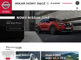 Salon Nissan Nowy Sącz - nissan.wikar.pl