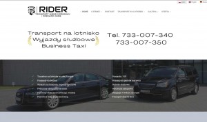 RIDER-indywidualny transport i przewóz osób, vip, business taxi