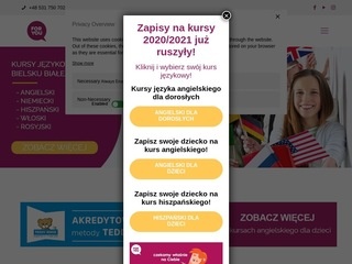 Szkoła językowa Bielsko - foryou.edu.pl