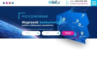Pozycjonowanieibif.pl: Lokalne pozycjonowanie stron