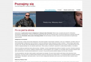 Poznajmysie.wroclaw.pl - poznaj nowych ludzi we Wrocławiu