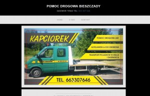 pomocdrogowa.bieszczadomaniak.pl - Pomoc drogowa Bieszczady 24h – Laweta