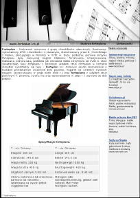 Budowa fortepianu