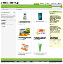 Monitorcen.pl - porównywanie cen leków i kosmetyków