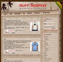Nuff respekt - Koszulki Rasta Reggae