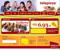 Telepizza - największa w Polsce sieć pizzerii z dostawą do domu.Telepizza, pizza, jedzenie na telefo