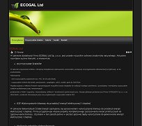 ECOGAL Ltd Oczyszczalnie ścieków
