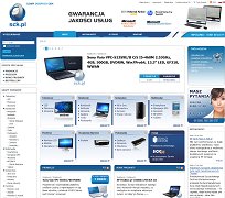 SCK, markowe komputery nowe i używane, notebooki Sony Vaio, monitory, drukarki, laptopy, serwery, tonery